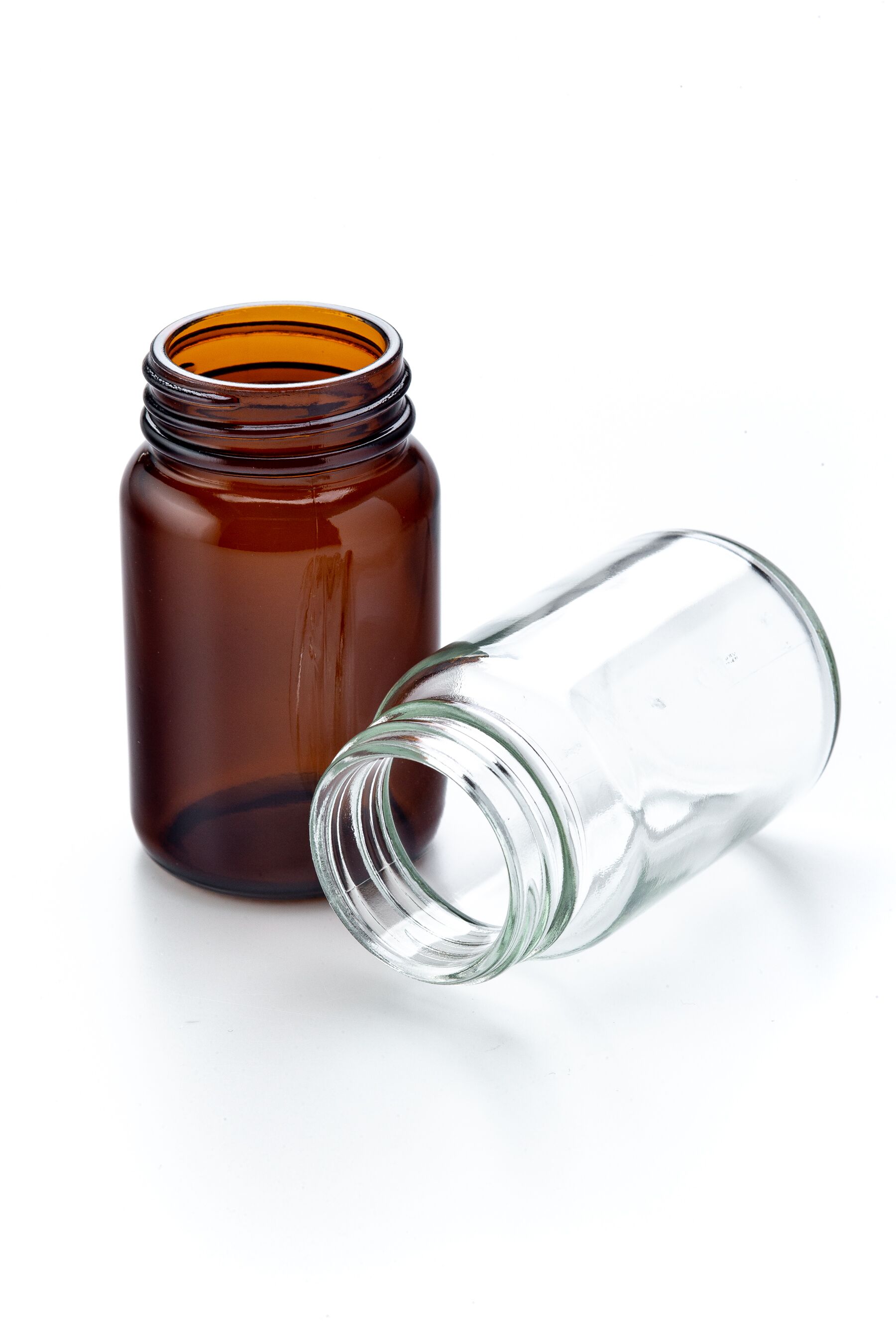 Glass Powder Jars Origin Pharma Packaging