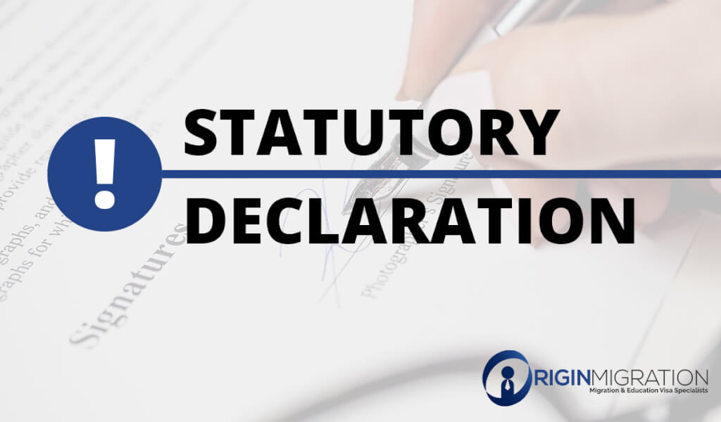 Statutory Declaration Authorization Origin Migration