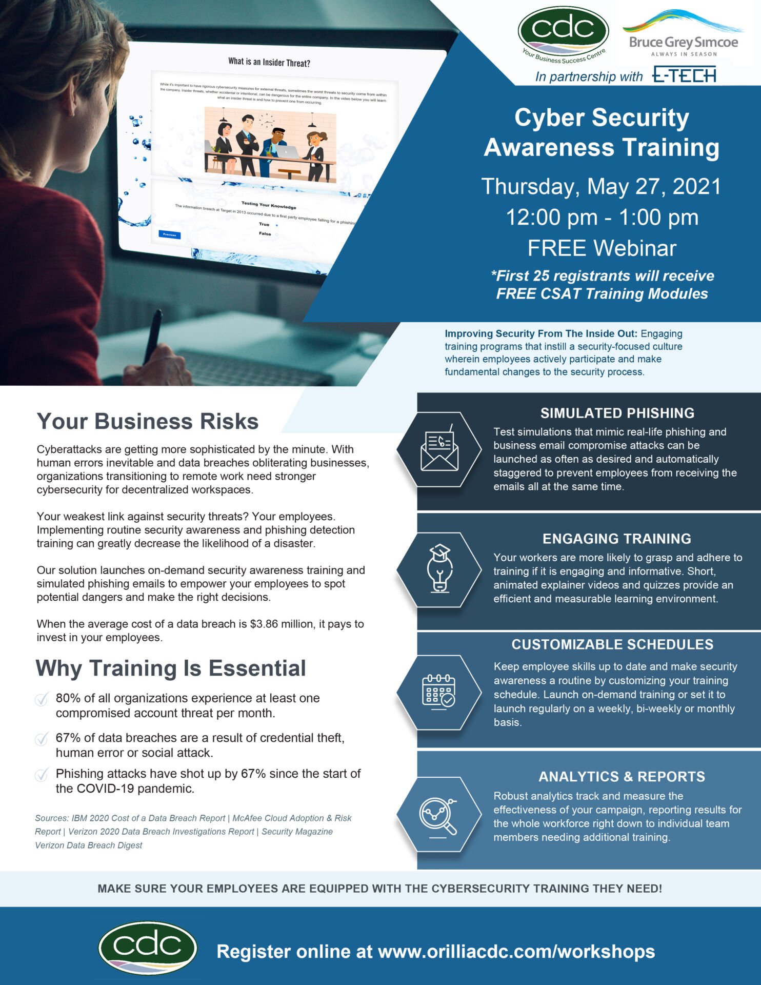 Cyber Security Awareness Training Orillia Area CDC Your Business Success Centre