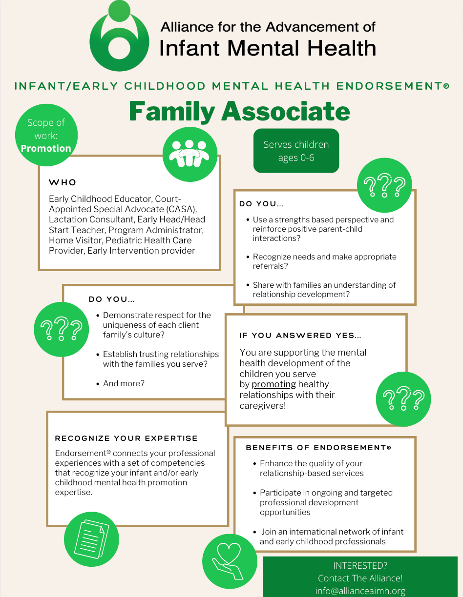 About Endorsement Oregon Infant Mental Health Association