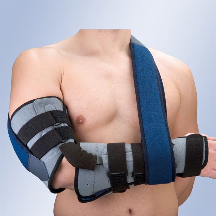 FLEXIONEXTENSION CONTROL and ELBOW ORTHESIS WITH PALM SPLINT Orliman