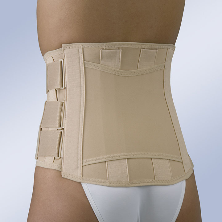 SEMIRIGID LUMBAR BACK SUPPORT WITH VELCRO FASTENINGS Orliman