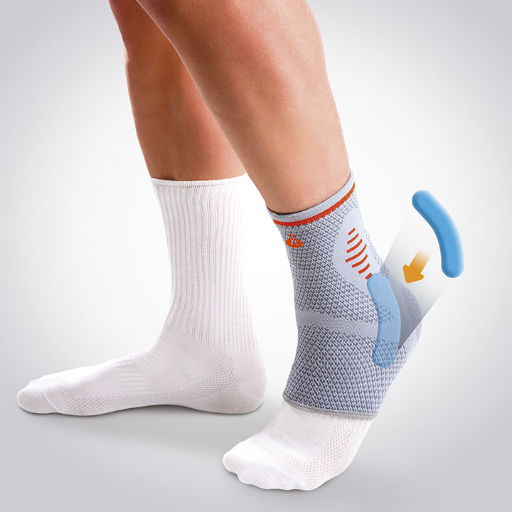 ELASTIC ANKLE SUPPORT WITH GEL PADS Orliman