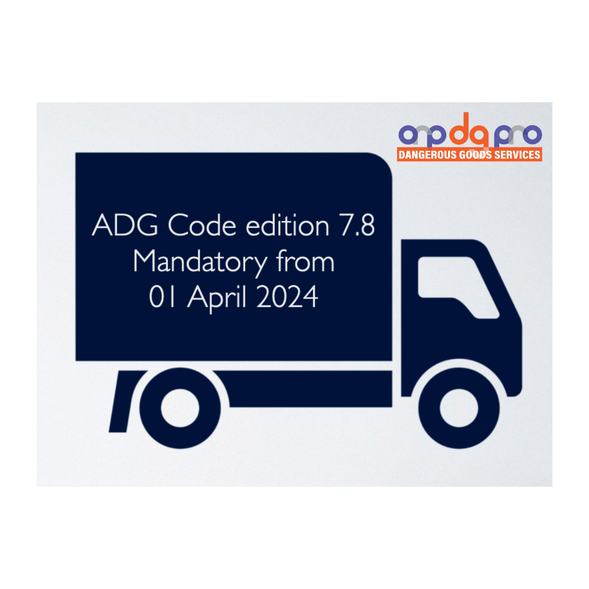 Australian Dangerous Goods Code 7.8 ORP DG PRO