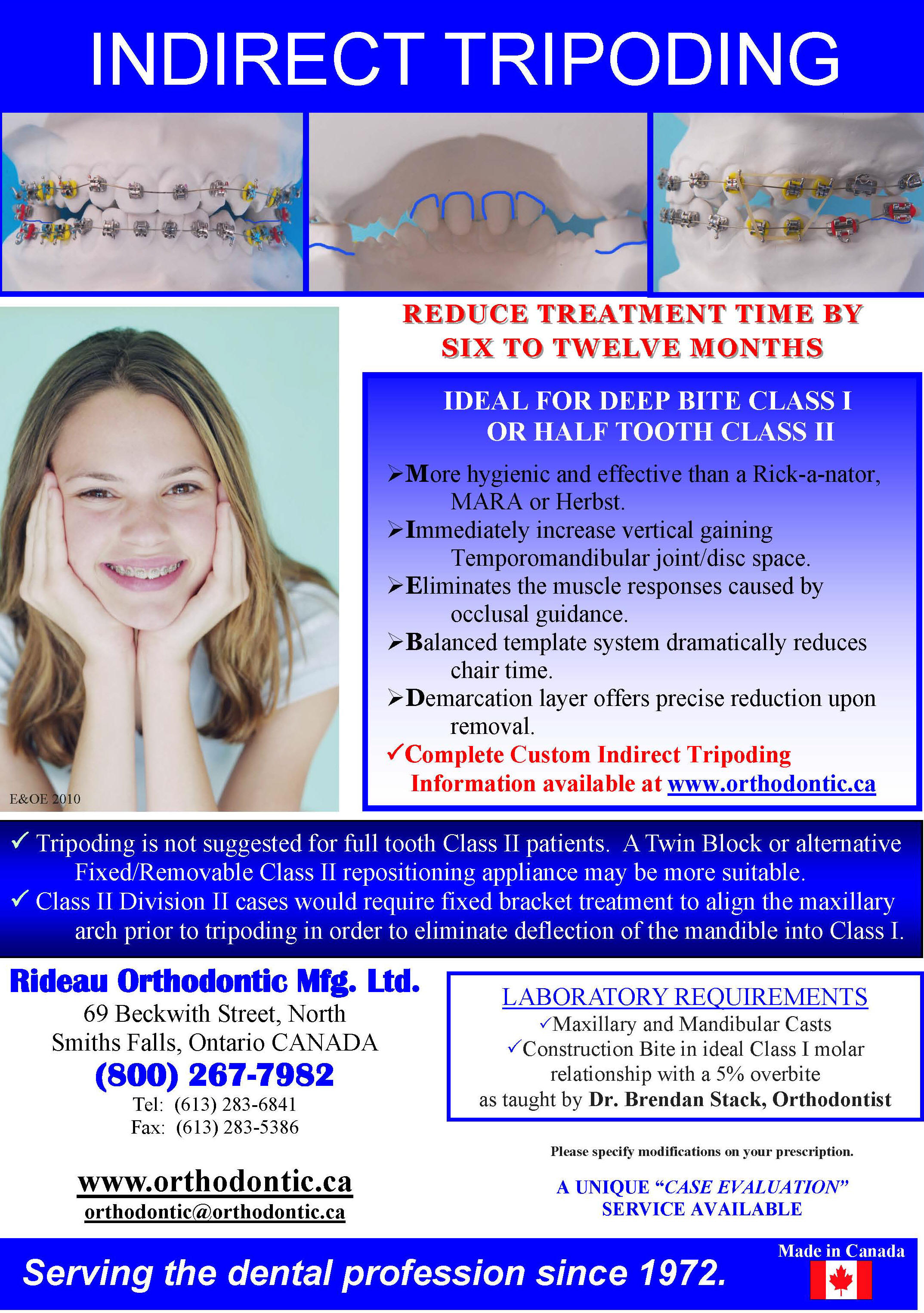 Rideau Orthodontic Mfg. Ltd. & Bonarch Supply Canada Ltd.