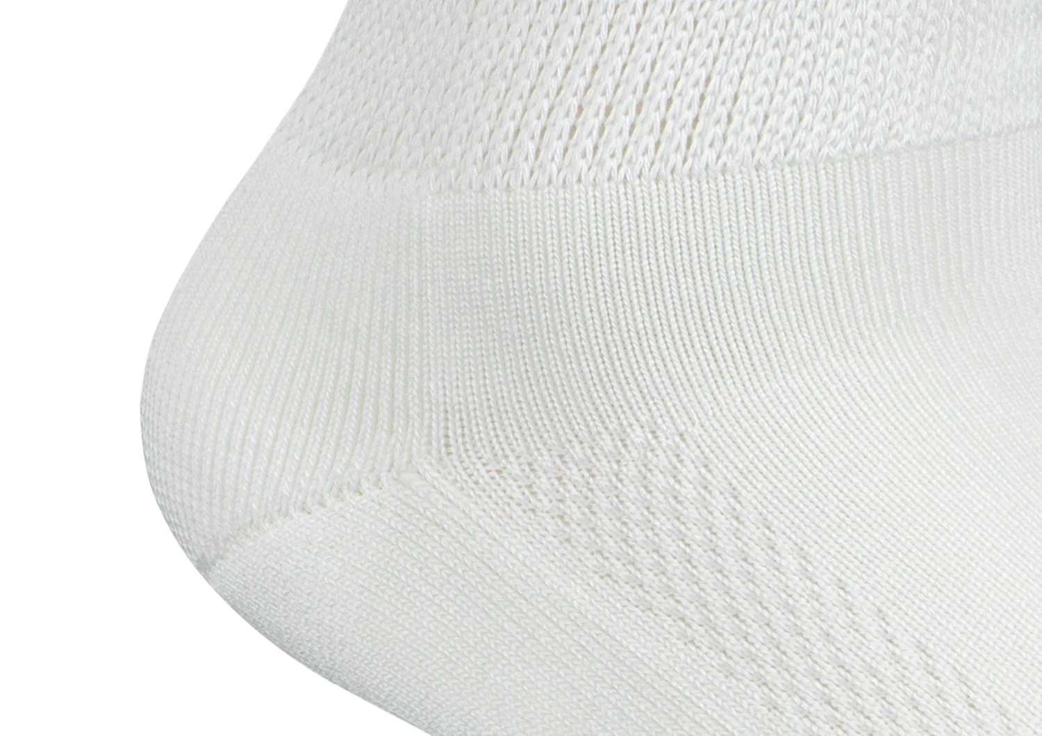 Padded Sole White Diabetic Crew Socks OrthoFeet