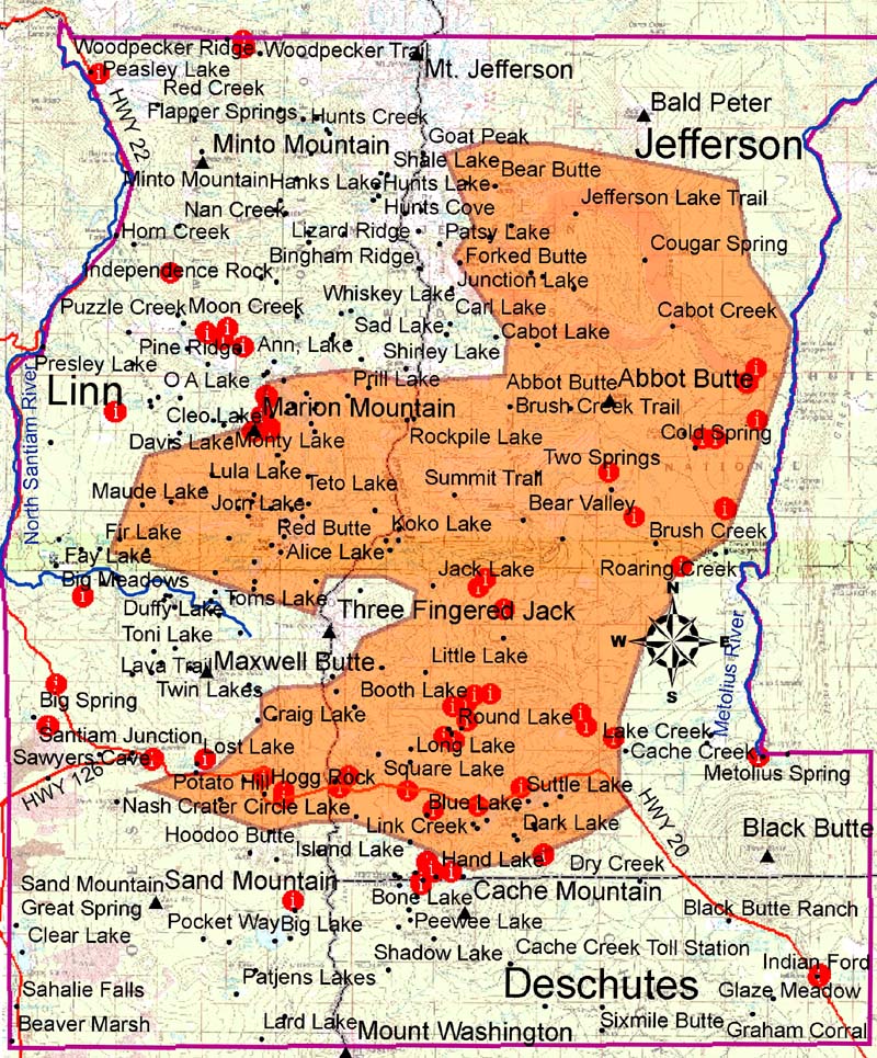 B&B Complex Fire Map B&B Fire Complex Maps & GIS