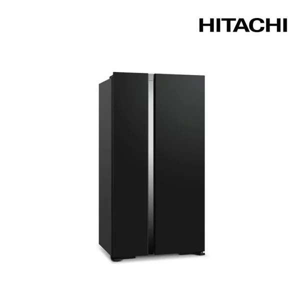Hitachi Side by Side Refrigerator 700ltr Black Shop online in qatar