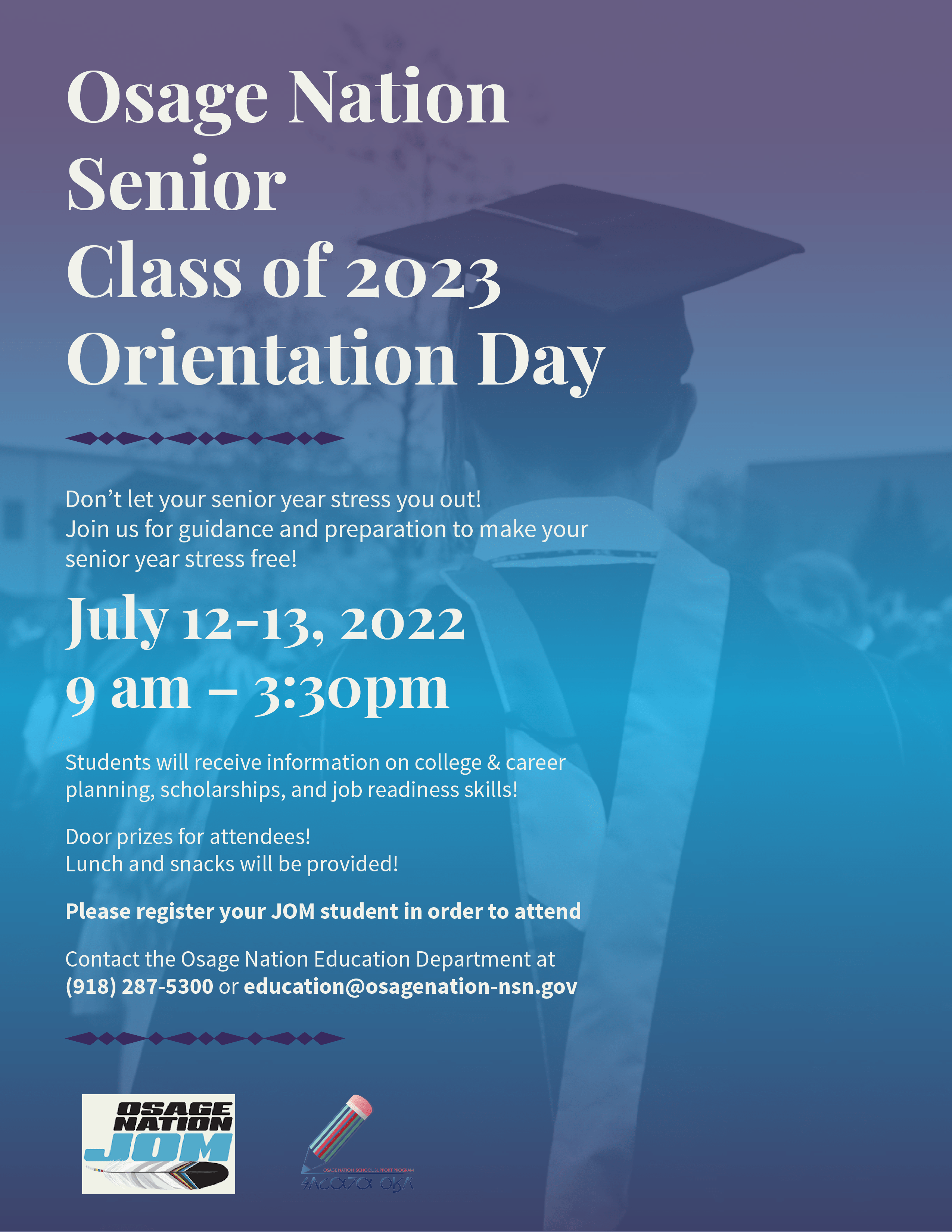 Osage Nation Senior Class of 2023 Orientation Day Osage Nation