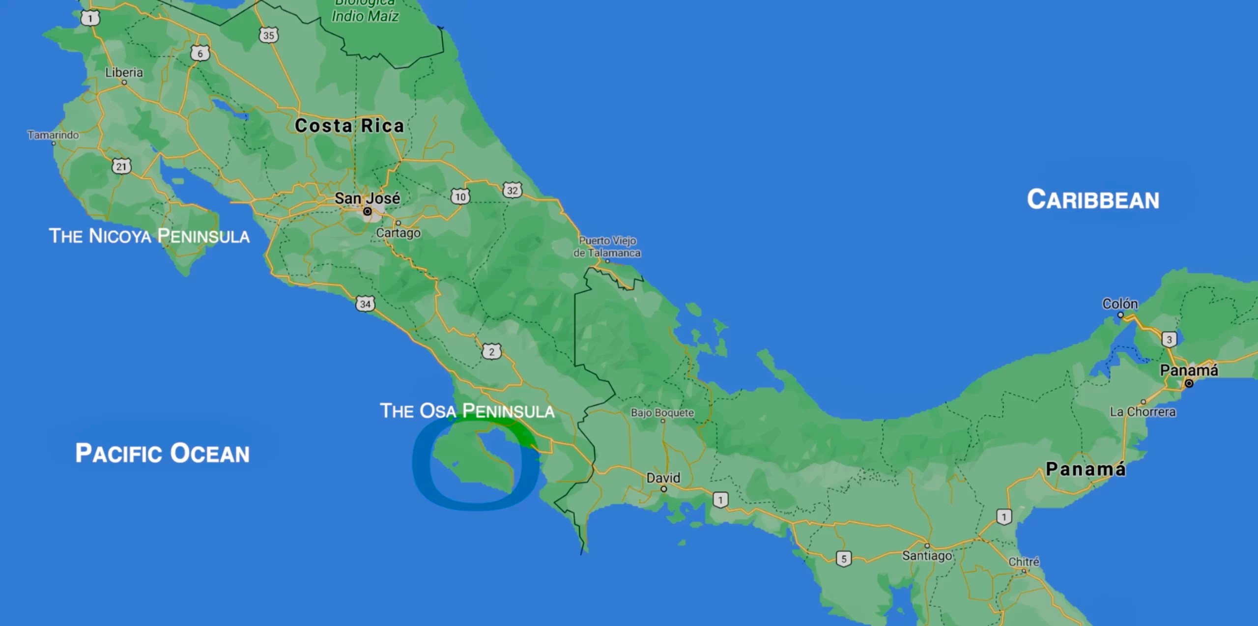 Osa Peninsula COSTA RICA