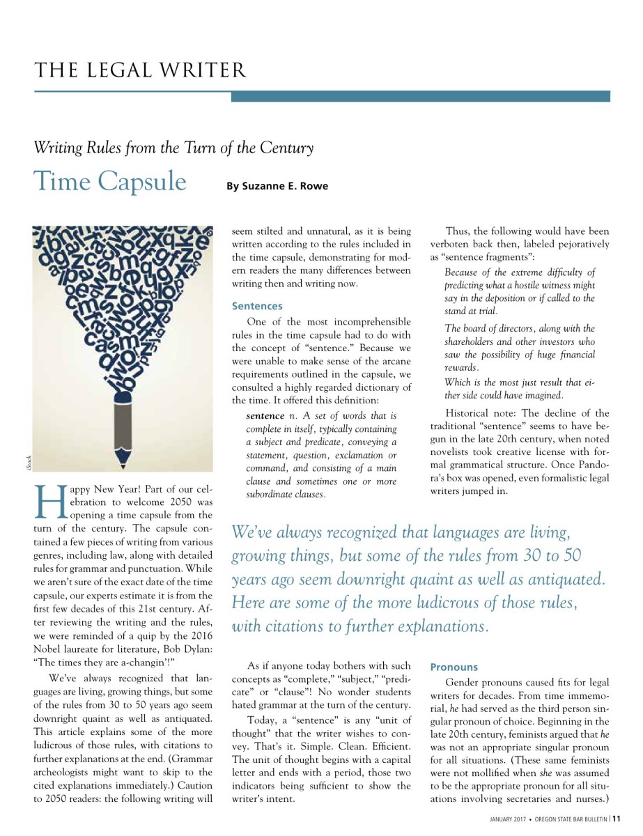 Oregon State Bar Bulletin Magazine