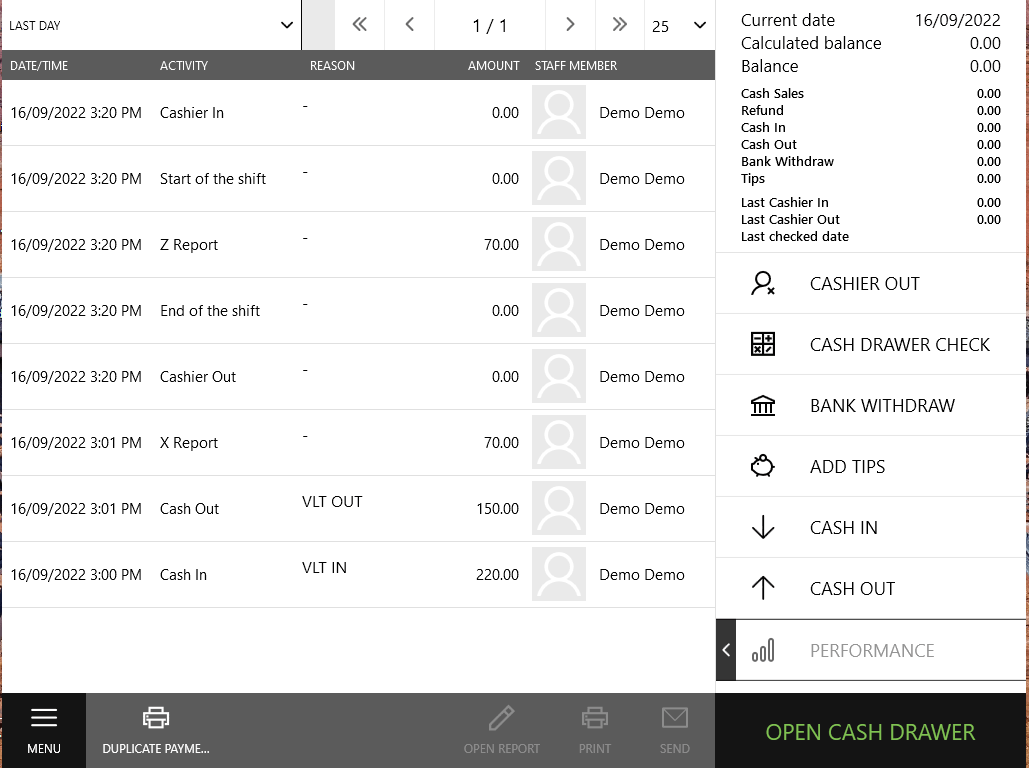 Cash Drawer OscarPOS Cloud