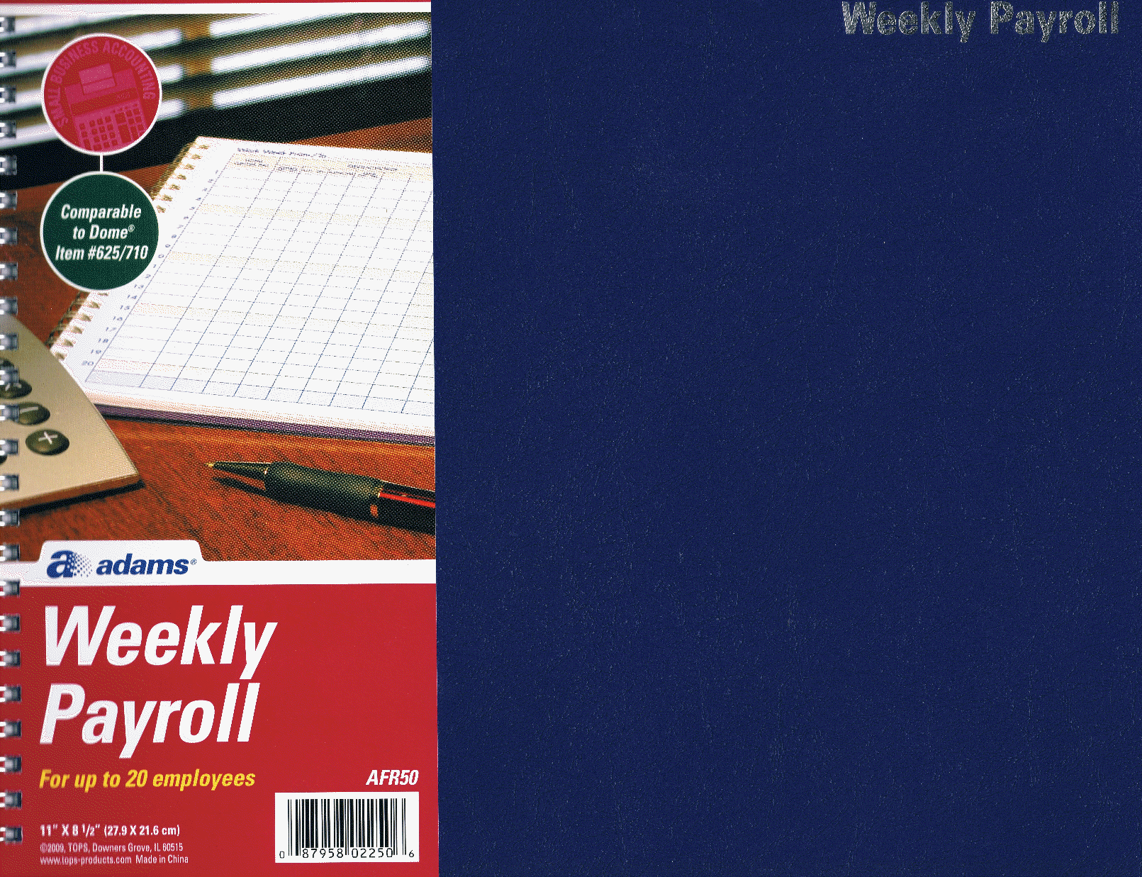 AFR50 Weekly Payroll Book