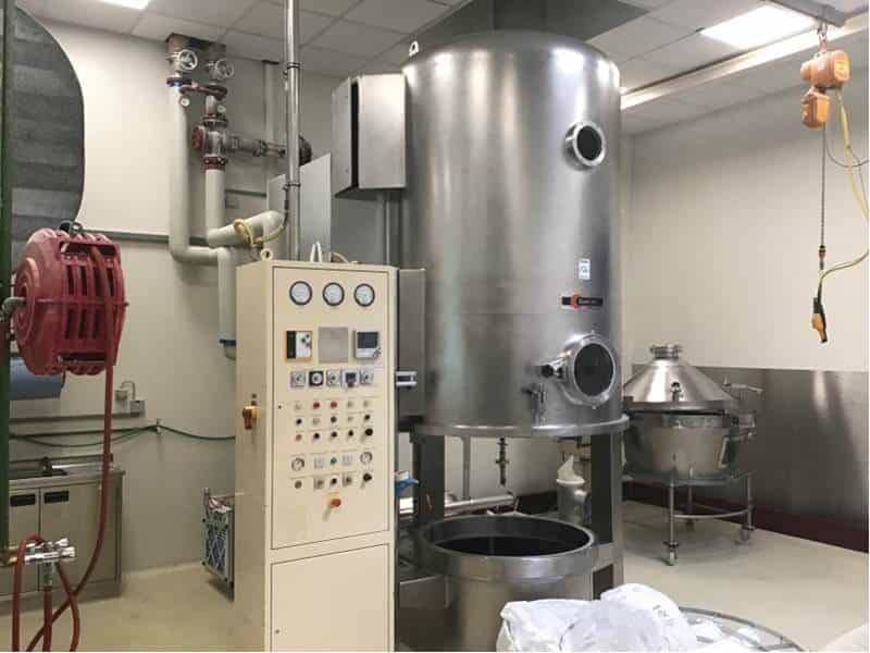 Glatt WSGC 200 Fluidised bed dryer Osertech