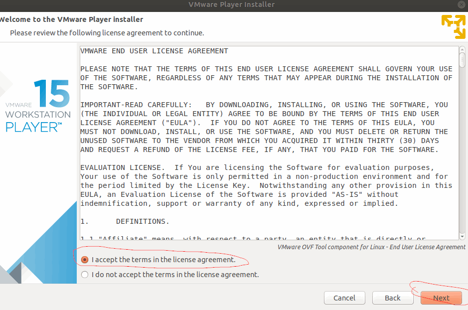 How to Install .bundle packages (VMware Player Bundle) on Ubuntu 16.04