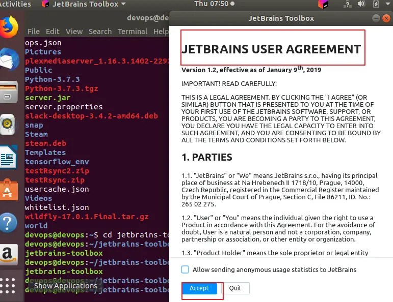 Jetbrains Toolbox Install Linux