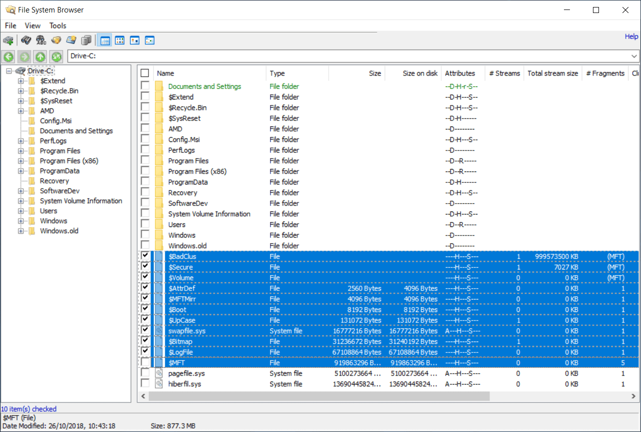 OSForensics FAQs How to view hidden NTFS files