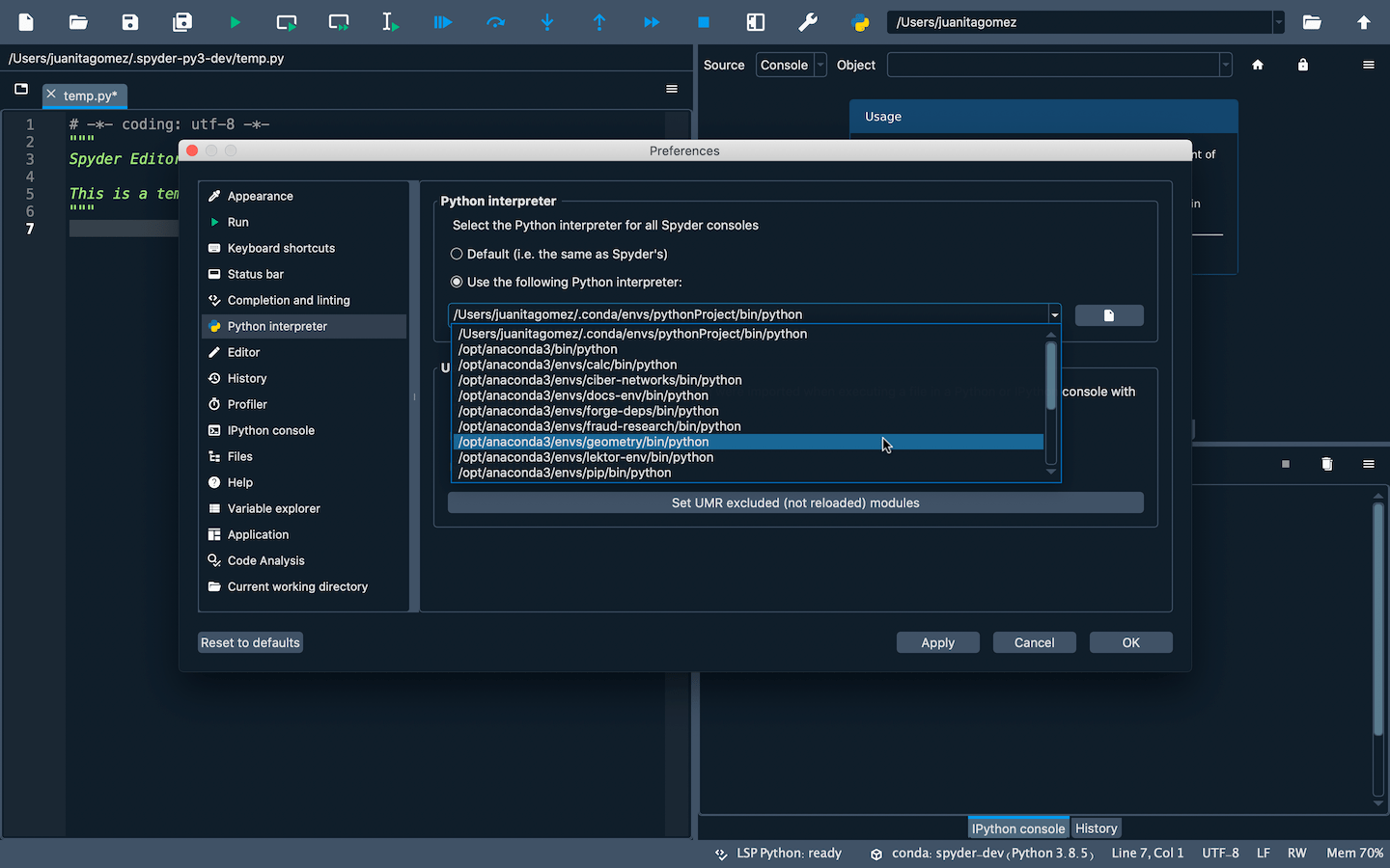Install spyder 4 python playitypod