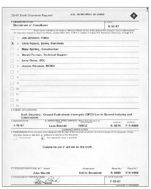 OSHA Compliance Records. Occupational Safety and Health Administration