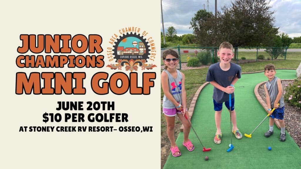 Junior Champions Mini Golf Osseo Area Chamber of Commerce