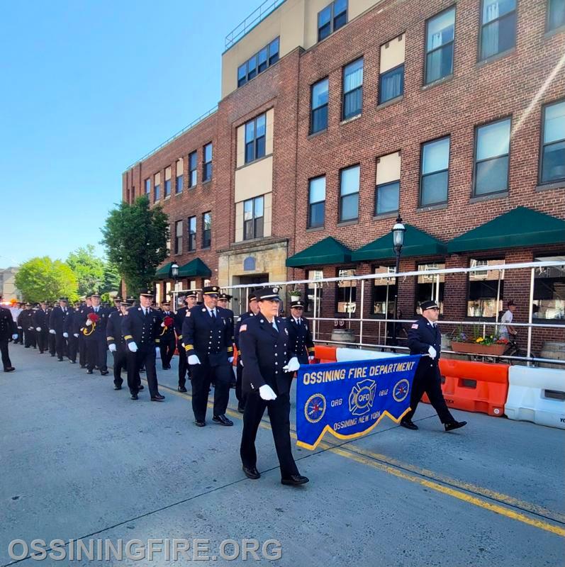 The OFD Marches in Annual Memorial Day Parade Ossining Fire Department