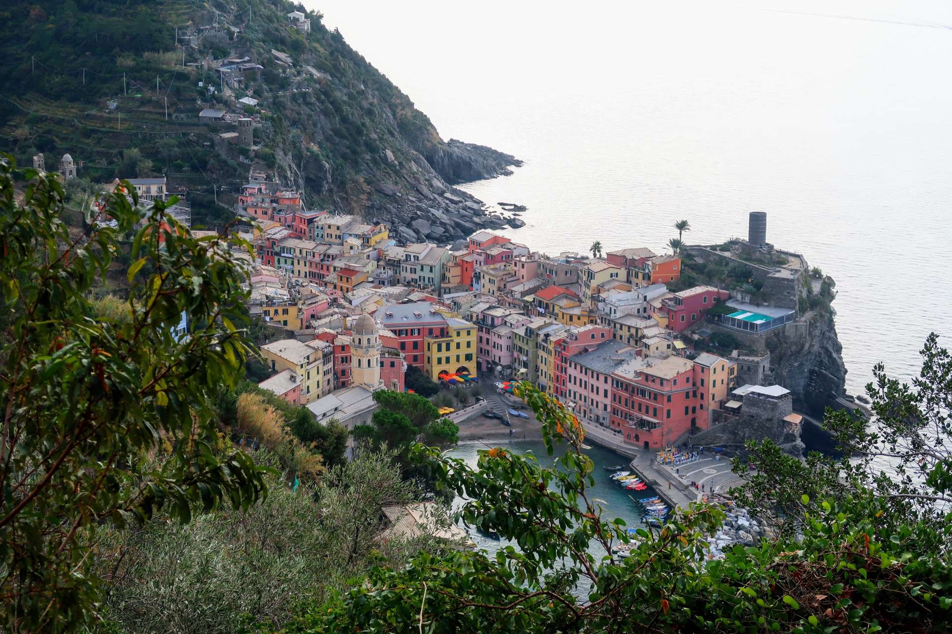 Monterosso to Vernazza Hike Map and Route Guide
