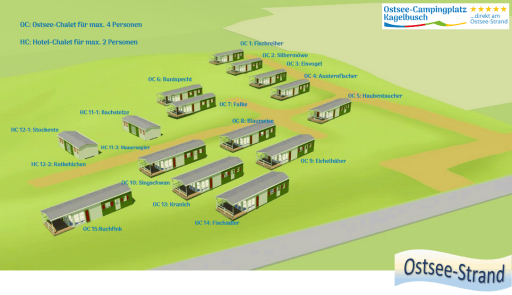 Klausdorfer Strand Lageplan
