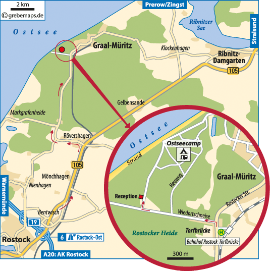 Campingplatz an der Ostsee/ Camping & Zelten am Meer