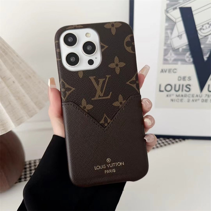 LOUIS VUITTON iPhone用ケース iphone16ケース 背面収納 ハイブランド ルイヴィトン