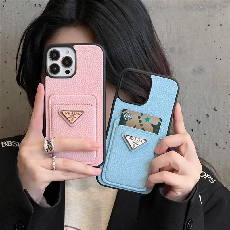 プラダ iphone17 ケース カード 収納 カレカノ iphone16/16pro
