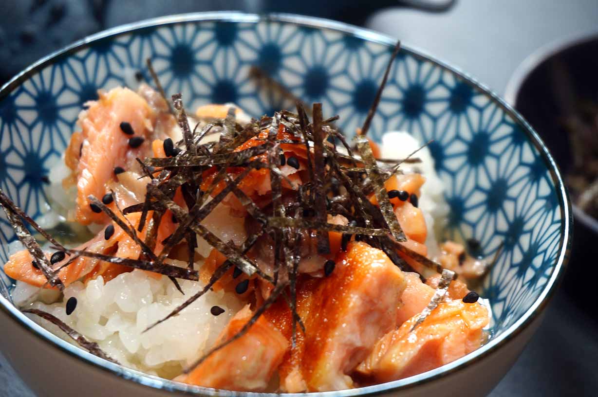 Salted Salmon Ochazuke (お茶漬け) Japanese Cooking Recipes, Ingredients