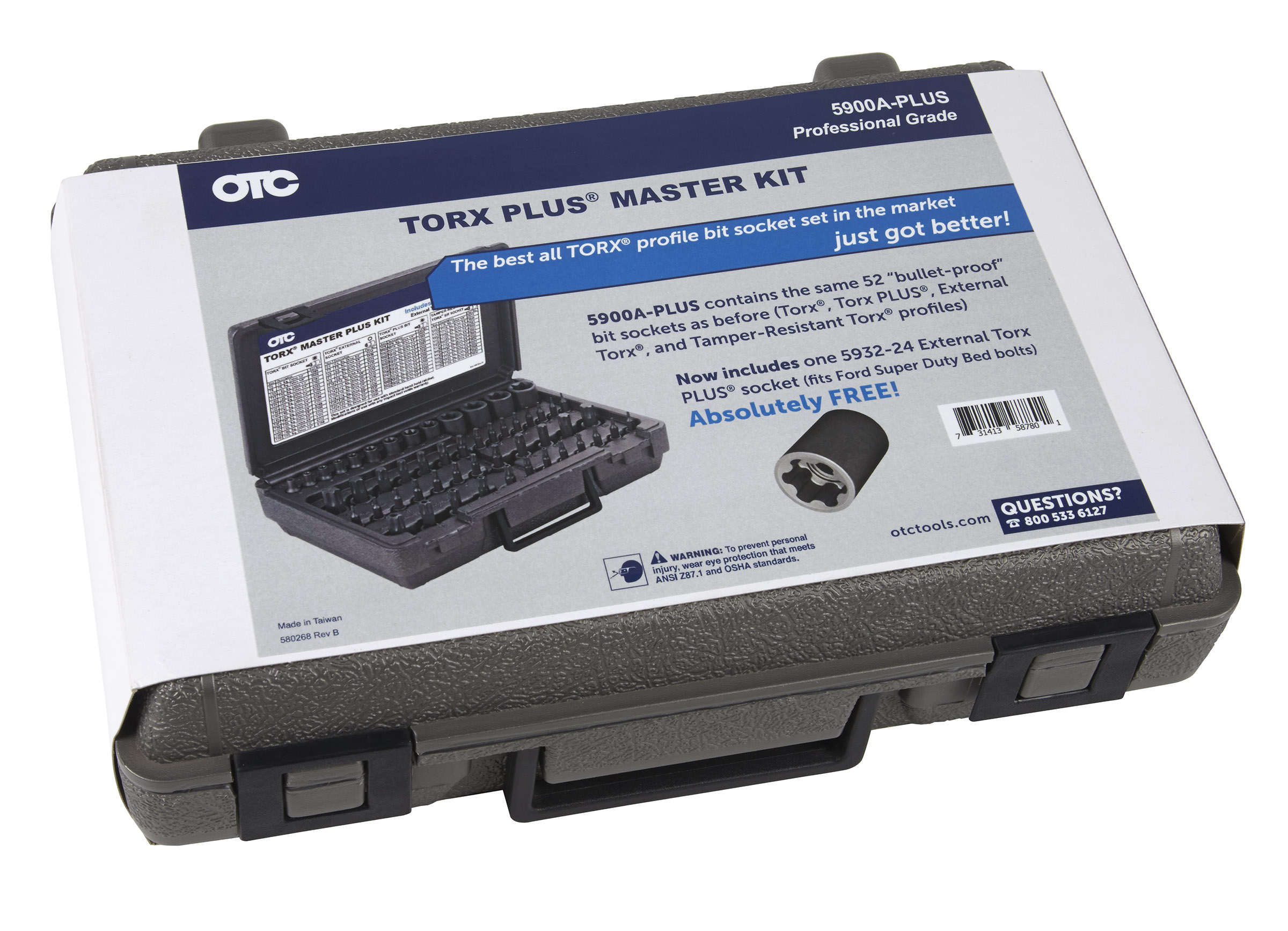 Master Torx Bit Socket Set 53pc Otc Tools