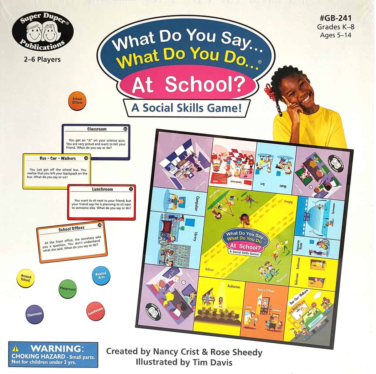 What Do You Do at School Package A Social Skills Game and Fun deck