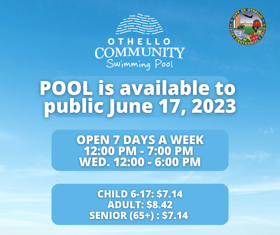 Official site of the City of Othello Washington Othello Community Pool