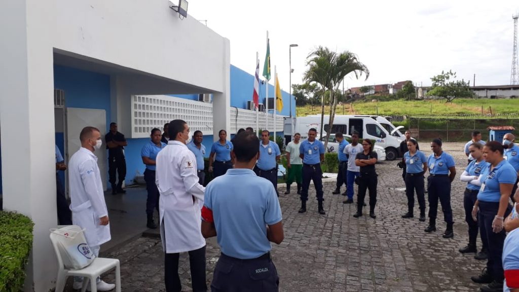 Veículos passam a ser higienizados antes de entrar no Conjunto Penal de