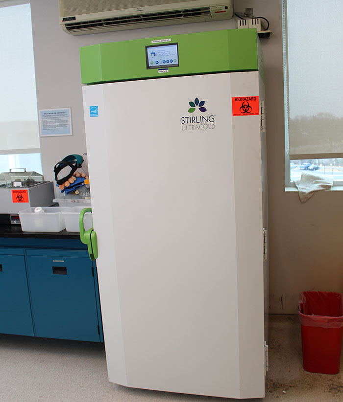 Research deep freezers reduce energy consumption by 85
