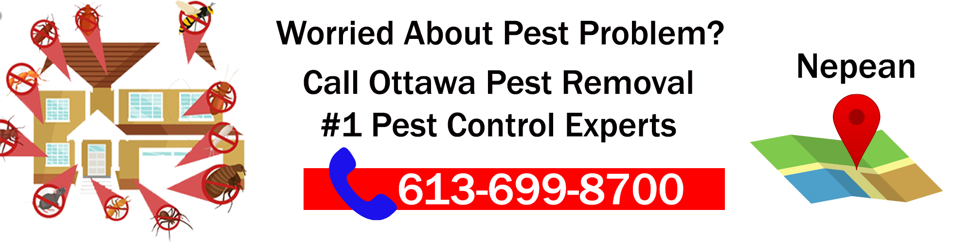 Pest Control Removal Extermination Service Nepean,ON