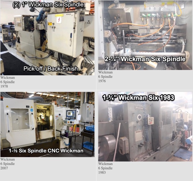 Used Wickman Automatic Screw Machine