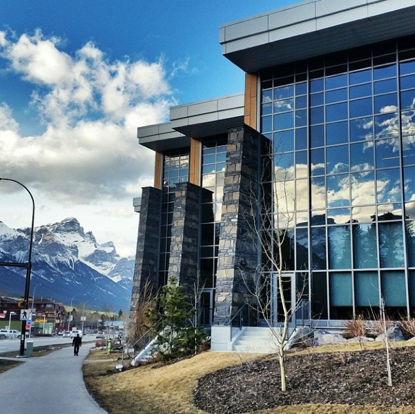 Climbing in Canmore Canada