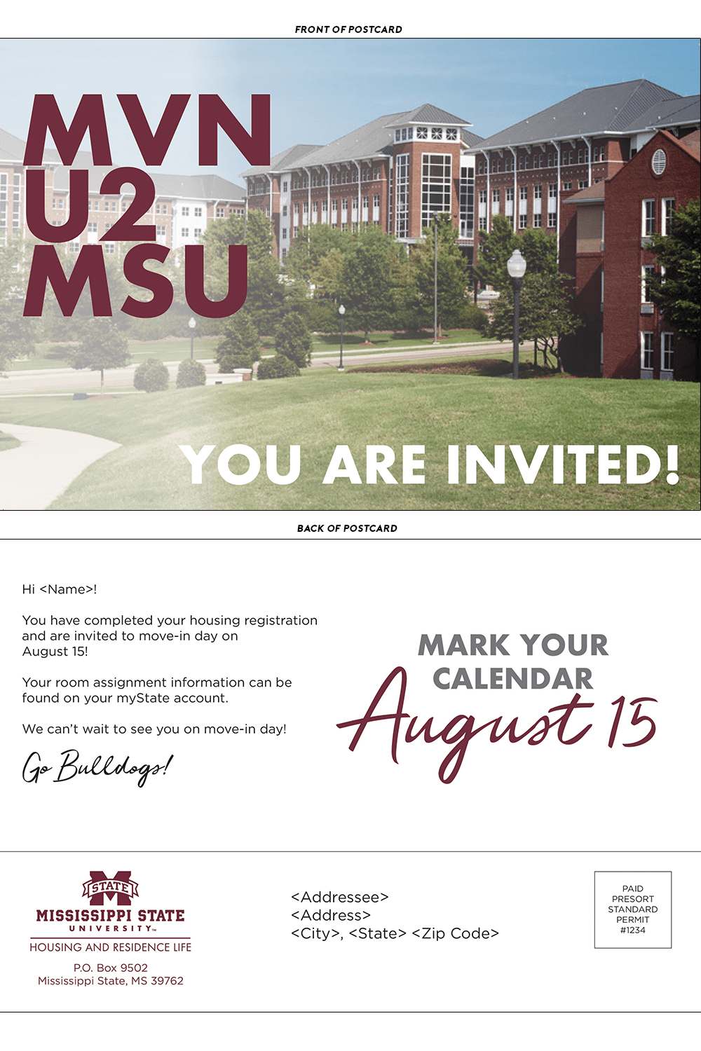 Mississippi State University Housing Creative Attitude