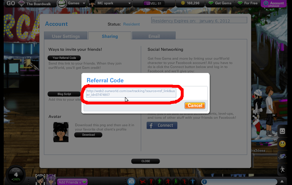 ourWorld Referral Cheat! ourWorld Gem Codes