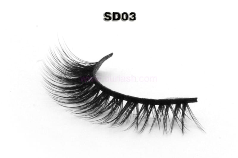 China OEM Lashes / Buy Bulk Short 3D Silk Lashes Vendor SD03 Our Lash