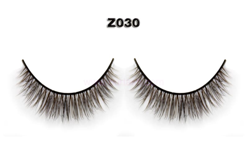 Colored Mink Eyelash / Brown False Eyelashes Wholesale Vendors Z030