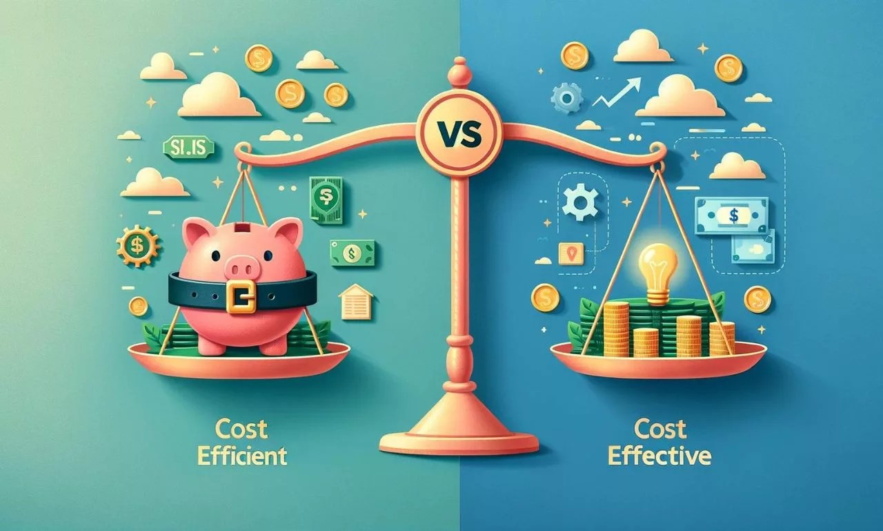 Cost Efficient vs. Cost Effective Understanding the Difference Our
