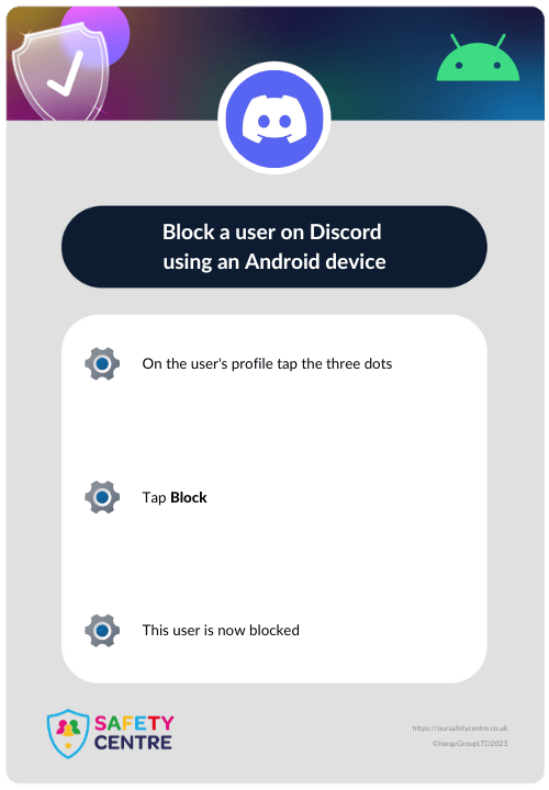 Block on Discord The Online Safety Centre