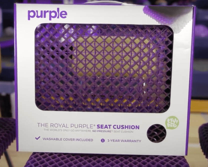 Purple Seat Cushion Review A Smart Comfort Grid for your Fanny!