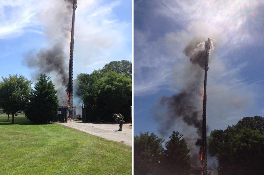 CELL TOWER FIRES & COLLAPSES Electronic Silent Spring