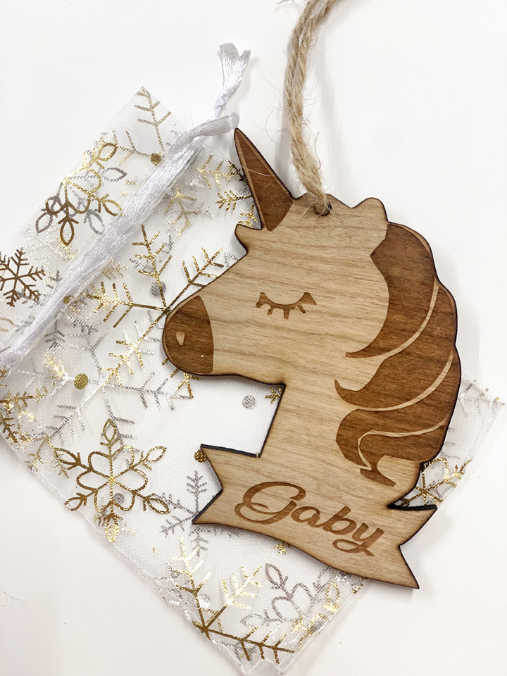 Christmas decoration Unicorn • OVP Printing