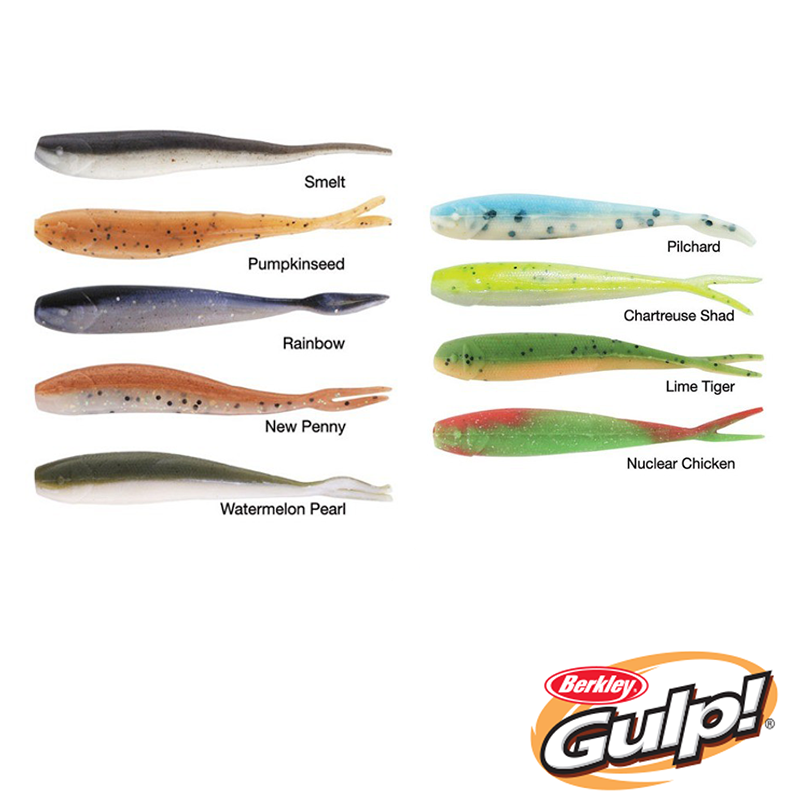 Berkley Gulp! Minnow 4" Soft Plastic Lures Outback Adventures Camping