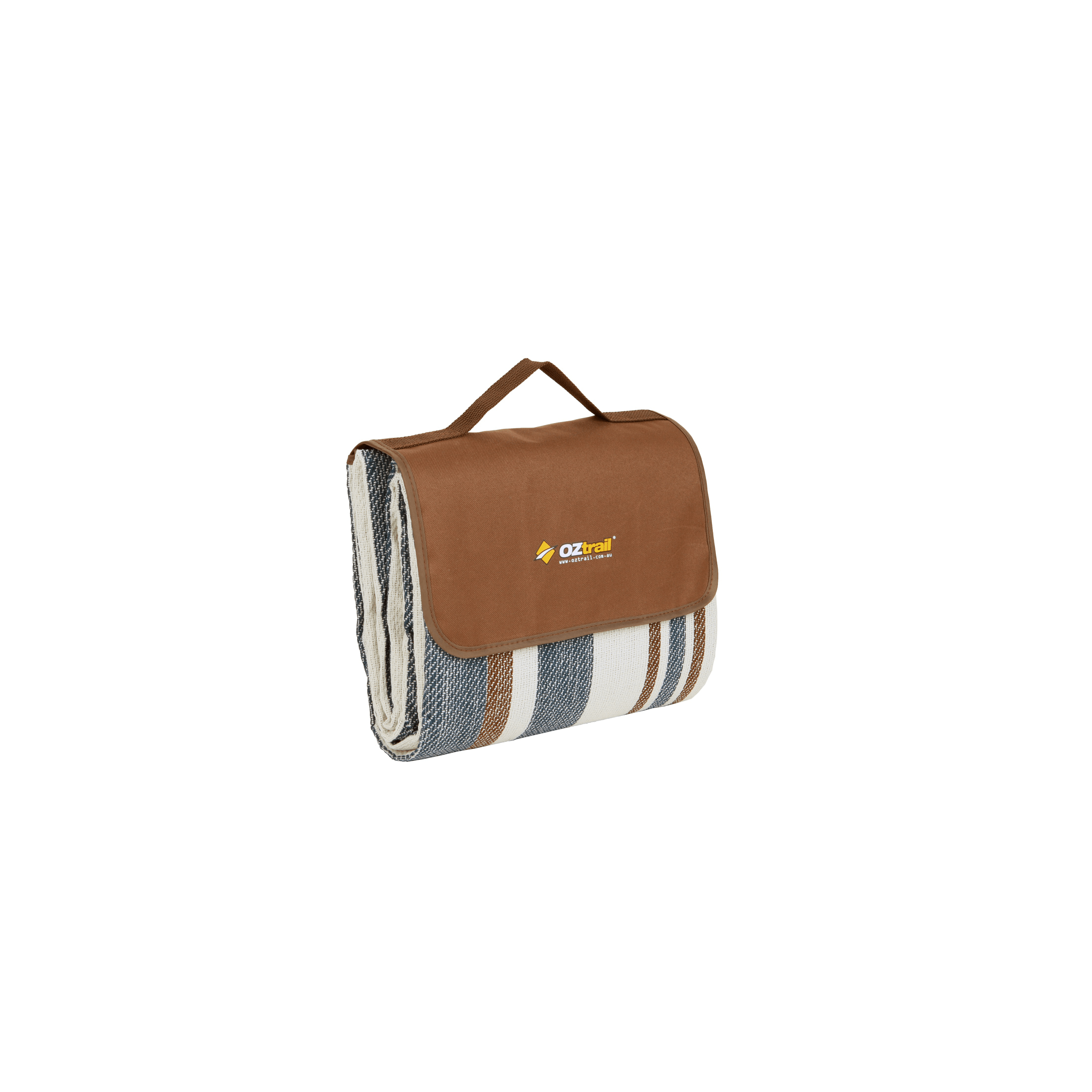 OZtrail Picnic Rug Jumbo 1.5m x 2m Brown Outback Adventures Camping